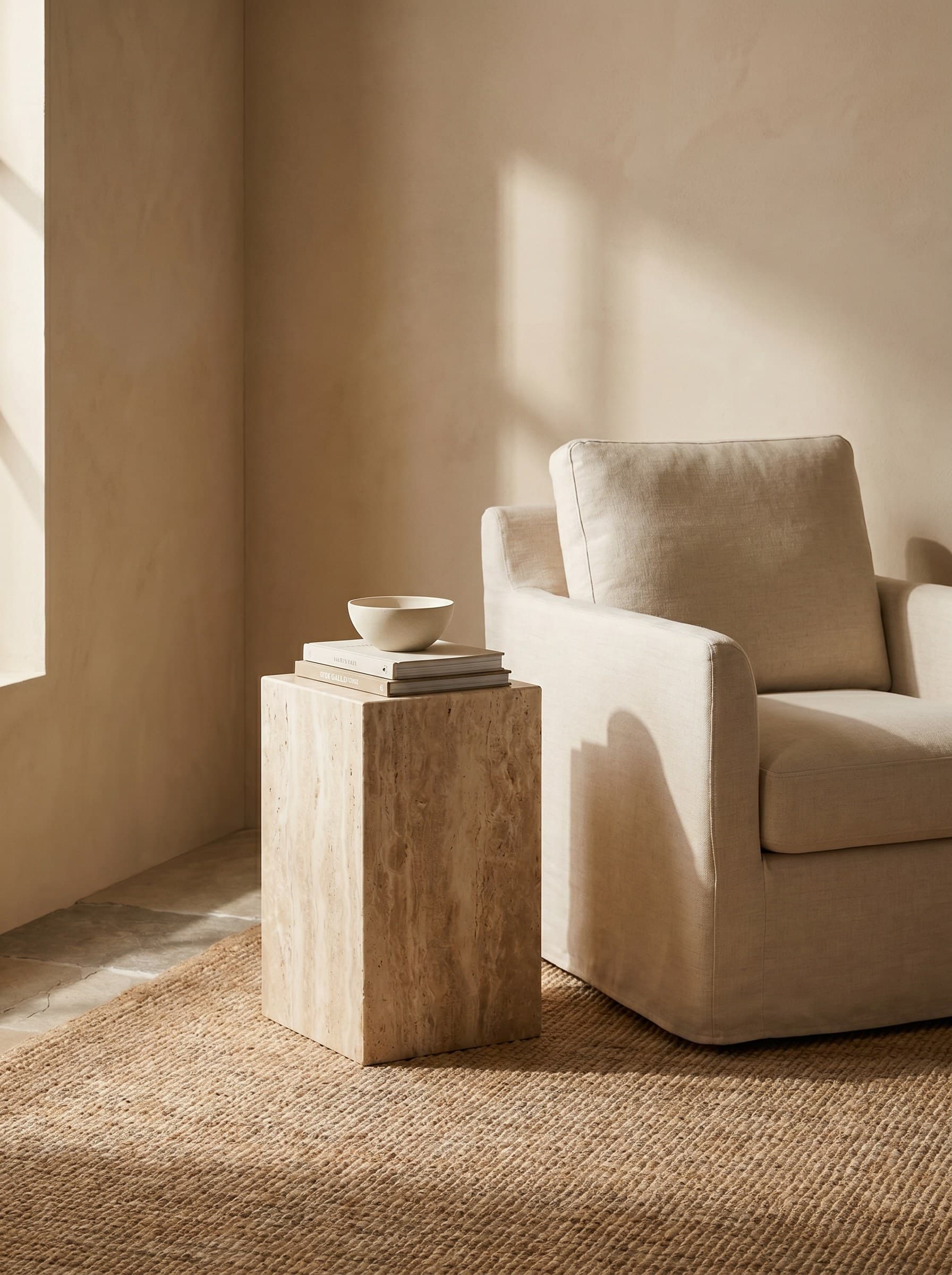 How handmade stone furniture is made: from block to atelier