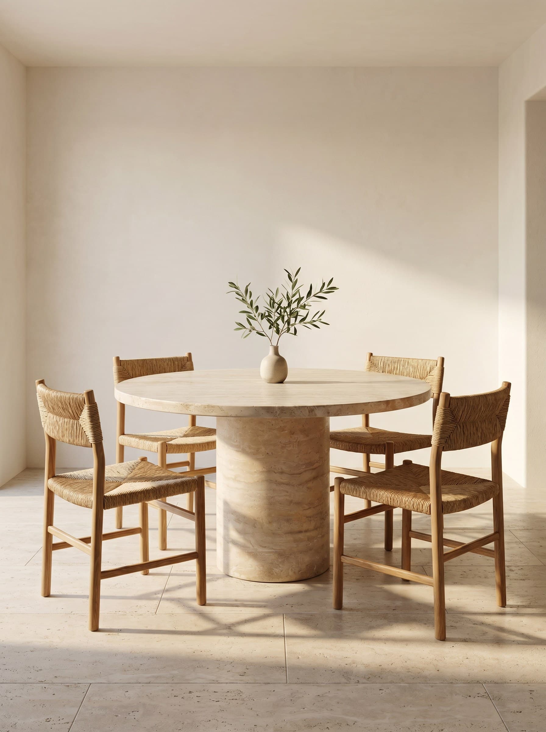 Coffee table shape: round, oval or rectangular